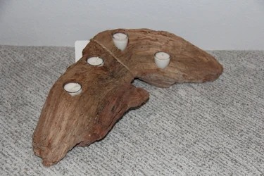 Driftwood Quad Candle Holder