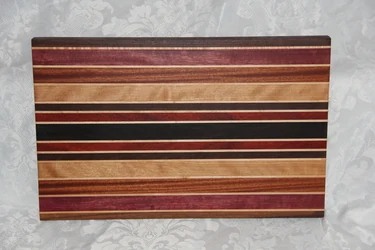 Multi-Colored Edge Grain Cutting Board