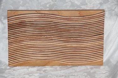 Striped Hardwood Cutting Board
