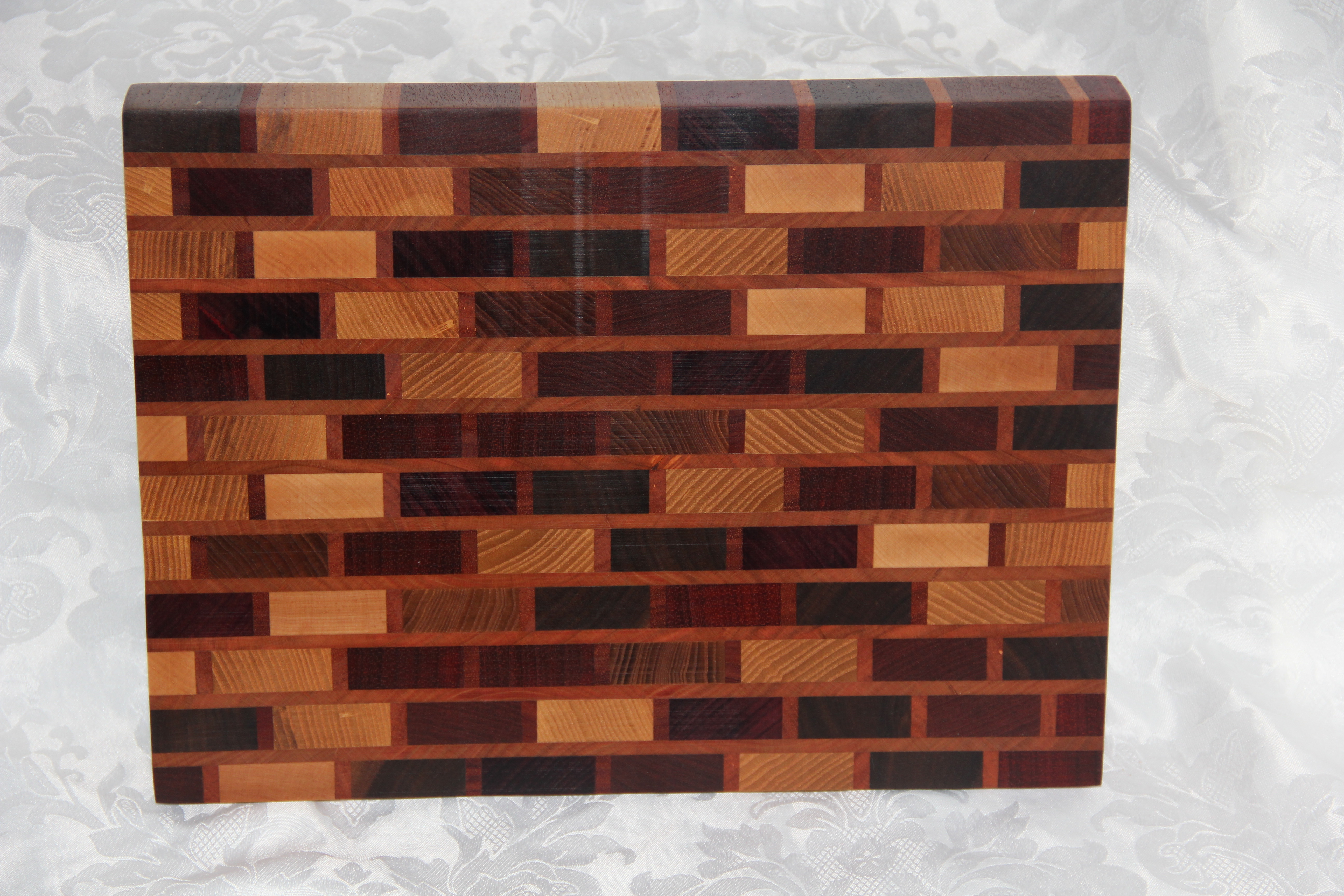 Multi-Colored Brick Pattern Cutting Board